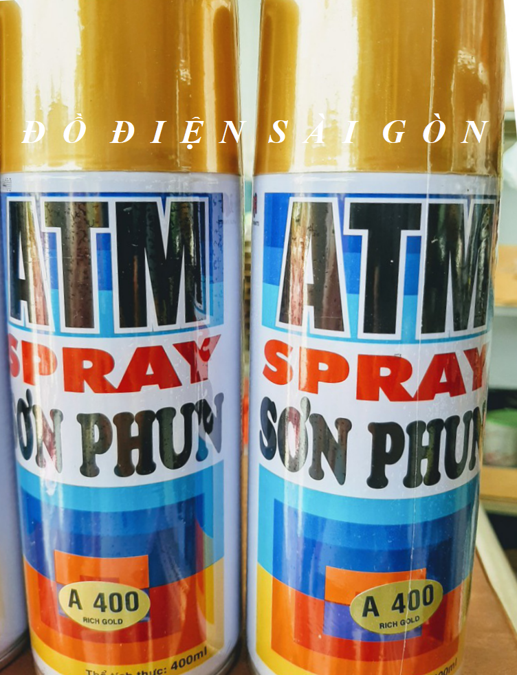 Sơn xịt vàng đồng atm a400 400ml
