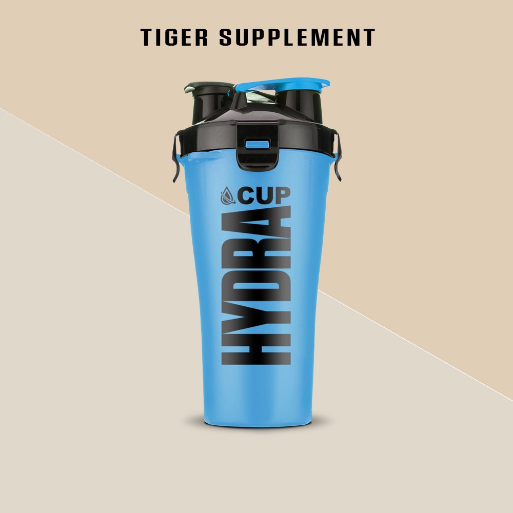Shaker Bình nước thể thao 2 ngăn Hydracup Dual (700ml) - Lắc bột whey, bcaa