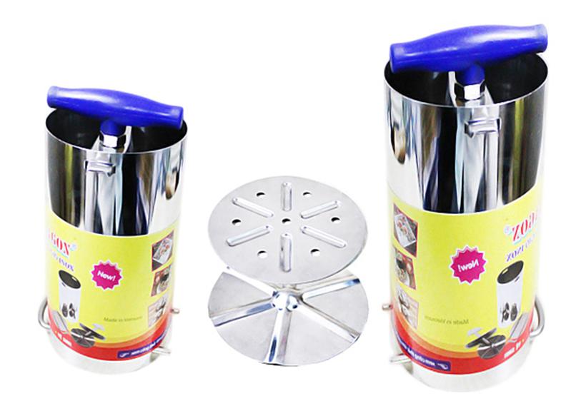 Bộ 2 khuôn làm giò chả Inox Dragon