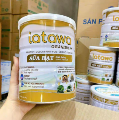 [Hộp 800g, HSD 2026] Sữa hạt Latatwa Organimil A+