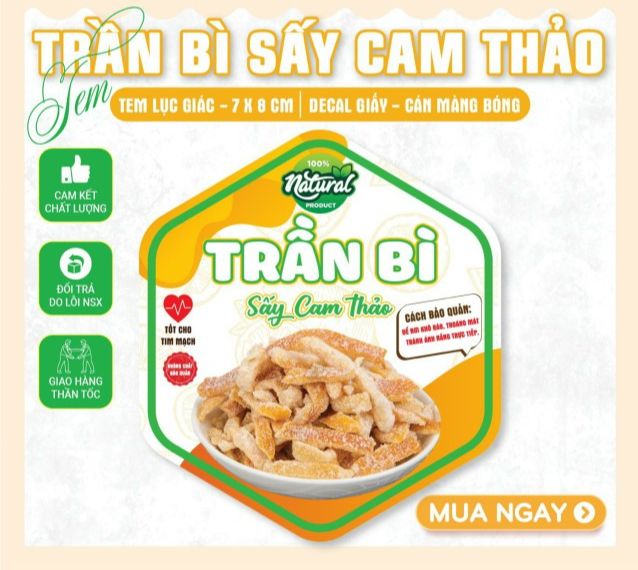 55 Tem Dán, Nhãn Dán Hạt, mứt Cán Bóng Đẹp 7 x 8 cm