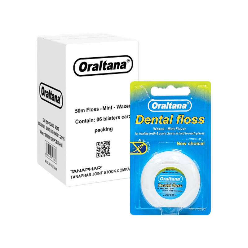 [HCM] Chỉ nha khoa Oraltana Dental Floss (TANAPHAR) (Cuộn 50m)