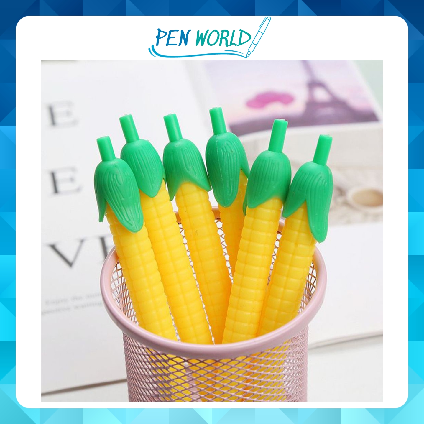 Pencil press nib 0.5/0.7mm designs Image carrot vegetable seeds, cactus cute