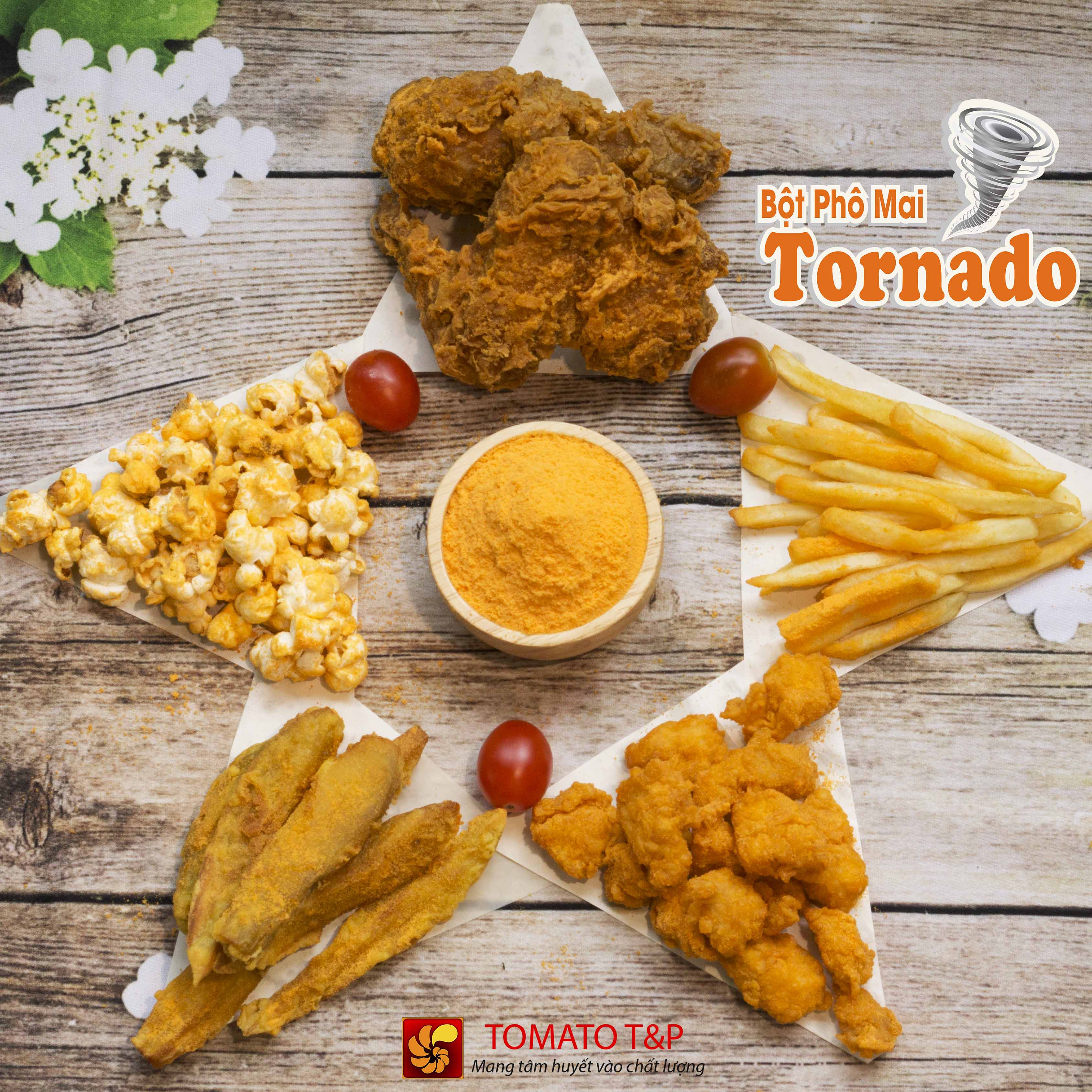 Spicy Tornado Cheese Powder - 100g Pack - Tomato T&P