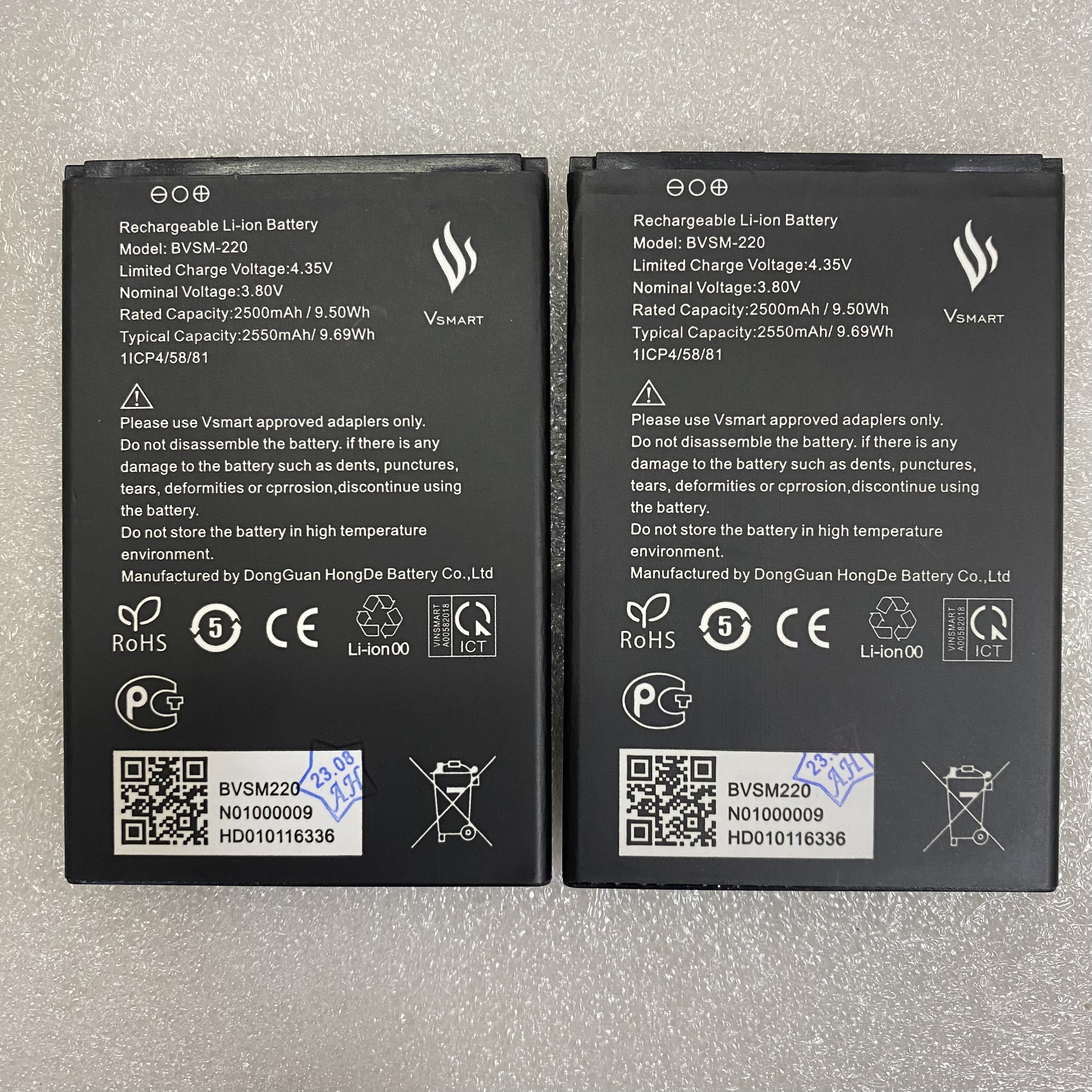 Pin VSmart Bee BVSM-220 mới 100% bảo hành 1 đổi 1