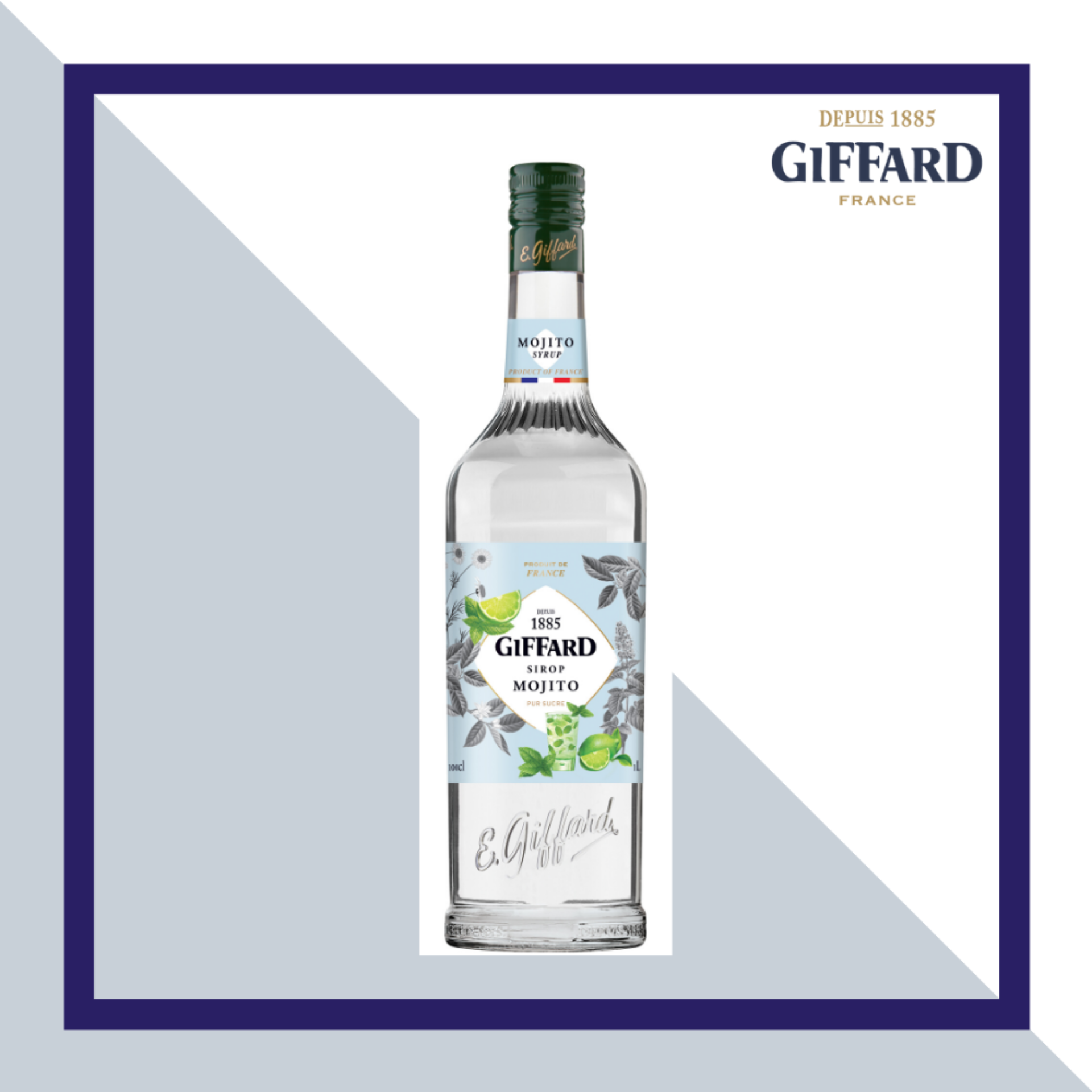 Siro Mojito (Mojito Syrup) 1000ml Giffard Vietnam