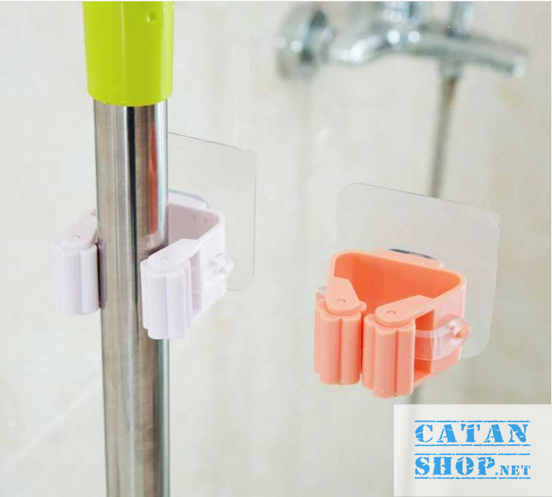 [HCM]Móc treo chổi dán tường  treo cây lau nhà siêu dính thông minh GD328-Treochoi