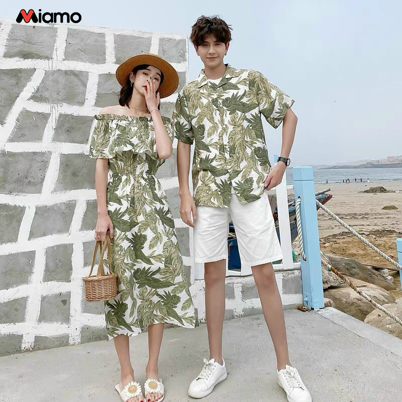 Đồ đôi nam nữ đi biển thiết kế đi du lịch thời trang Miamo TN38 (KÈM ẢNH THẬT)