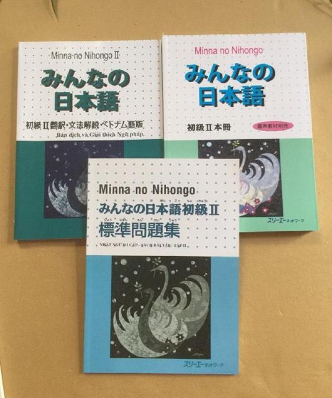 Mua Combo minna no nihongo tập 2 bộ 3 quyển