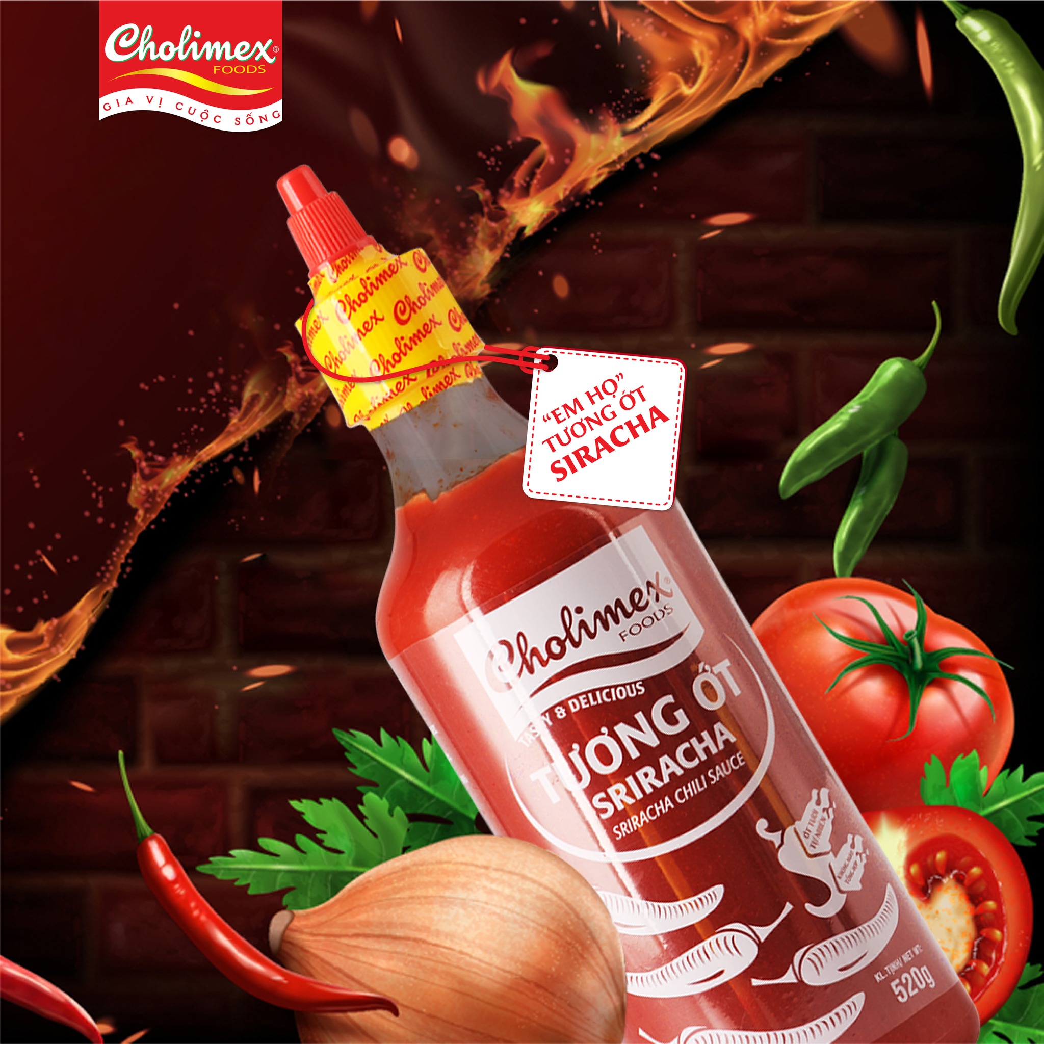 Tương ớt Sriracha 520g