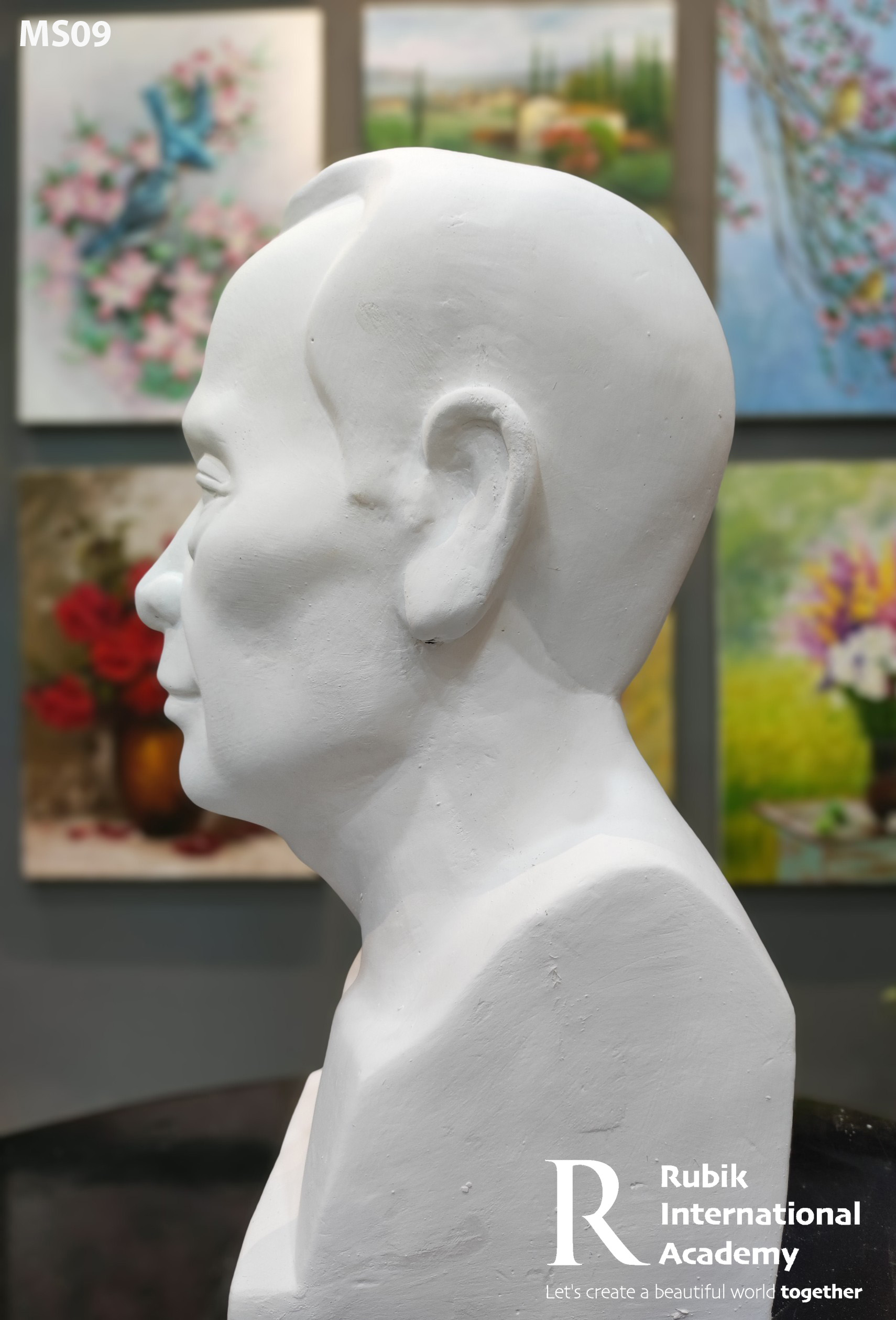 [PaintStore] Đầu tượng Thạch cao tượng ông già- MS09