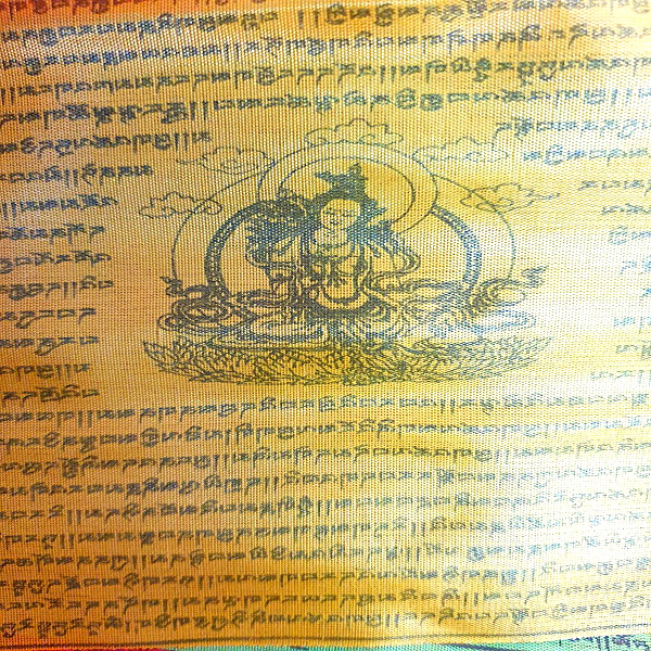 Cờ lung ta tara in hình ngài tara 26x15cm