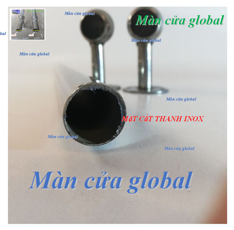 Thanh treo rèm màn cửa inox304 1.2m