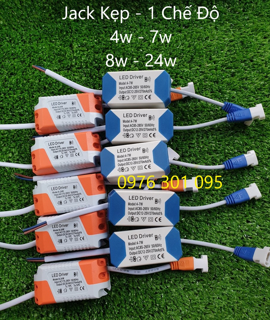 5 Tăng Phô Cho Đèn Led Âm Trần và Ốp Trần [Drivier]
