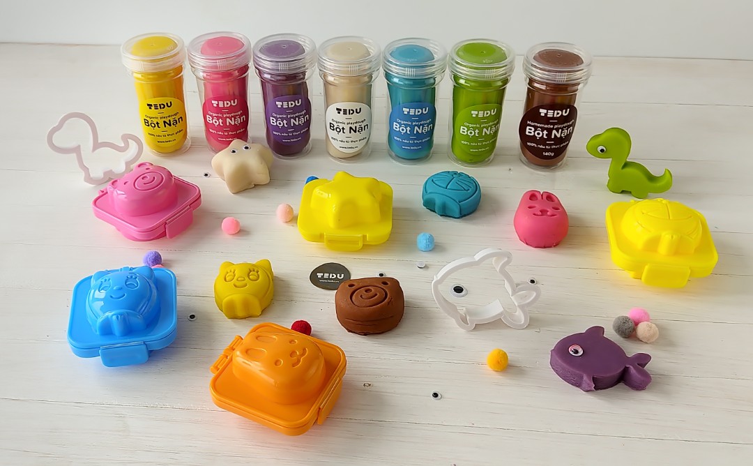 Bột Nặn Đất Nặn An Toàn TEDU (140gr)