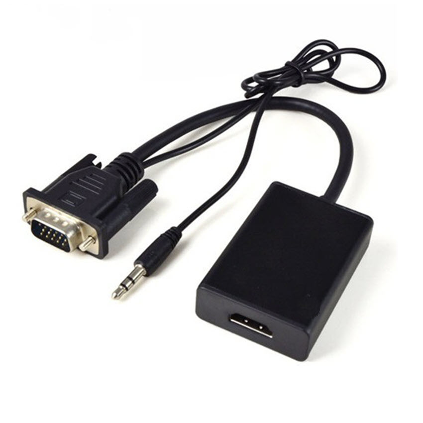 Cáp Chuyển Đổi VGA sang HDMI có audio cao cấp