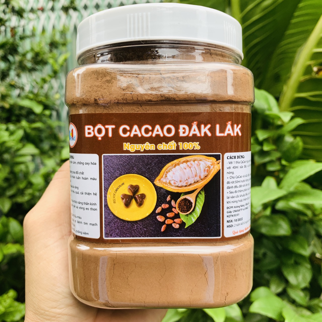 [HŨ 500GRAM] BỘT CA CAO THƠM NGON LOẠI 1 - nguyên chất
