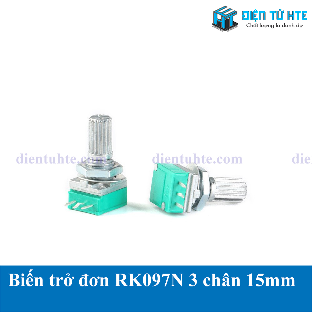 Combo 2 Biến trở Volume đơn RK097N 3 chân 15mm
