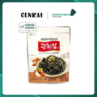 Rong biển trộn cơm 50gr hạt hạnh nhân và quả hạch Brazil cho trẻ em - nhập khẩu Hàn Quốc đặc biệt ngon thumbnail