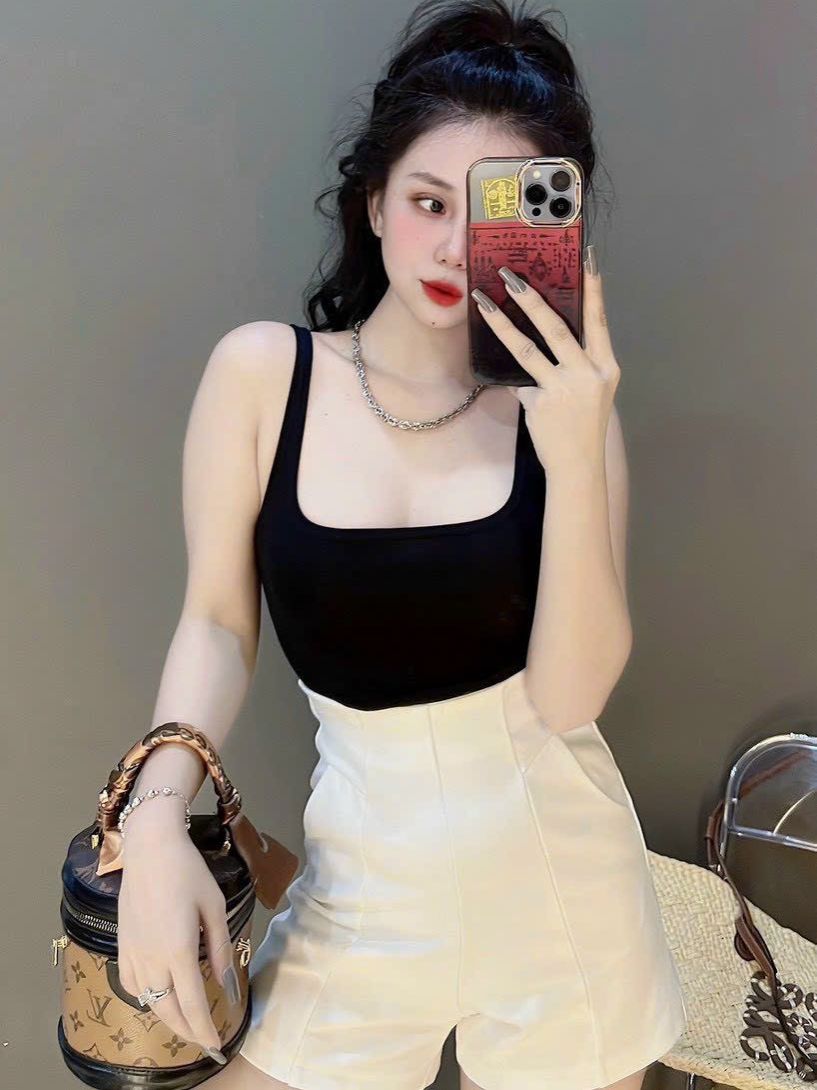 Quần Short nữ UMI lưng cao co giãn