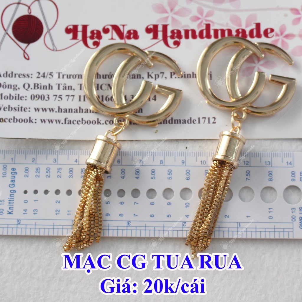 Mạc CG tua rua trang trí túi xách 20k/cái