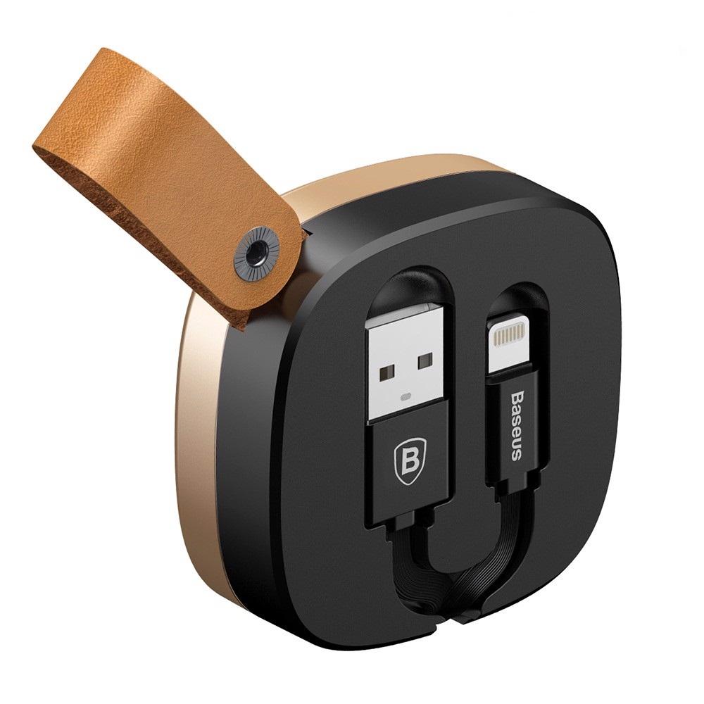 Cáp sạc & Sync Data dây rút gọn Baseus Flexible MFI Lightning