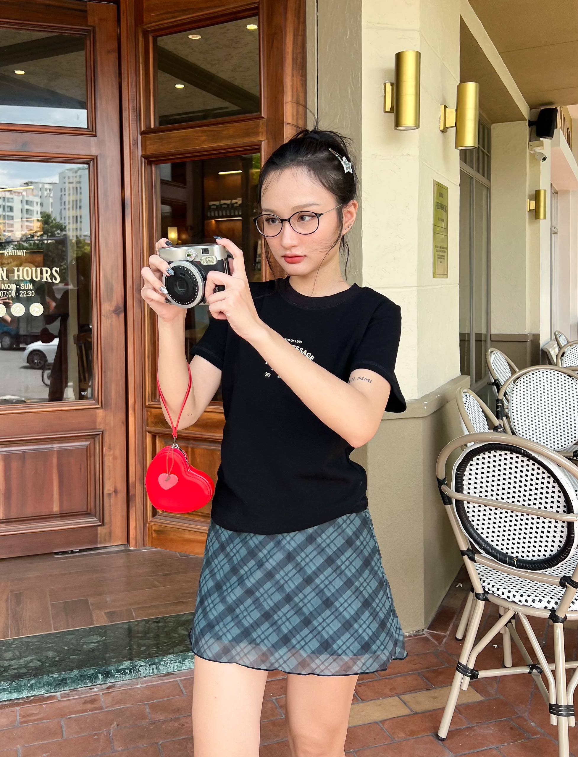 KIDO Áo thun tay ngắn cổ tròn MESSAGE