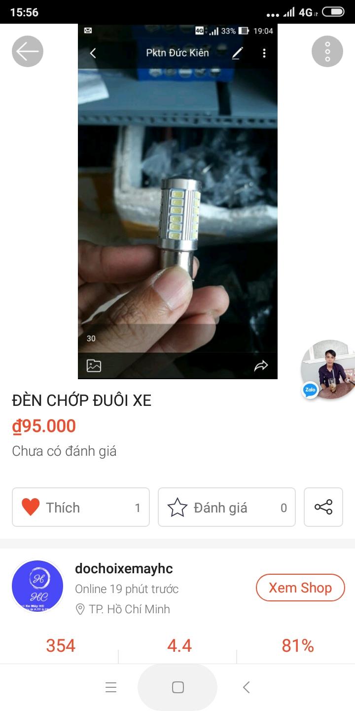 [HCM]ĐÈN LED CHỚP ĐUÔI XE F1