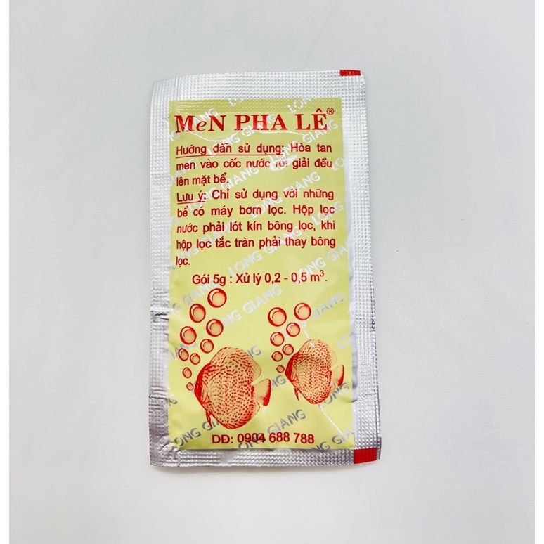 Men pha lê, xử lý nước làm trong nước bể cá ....