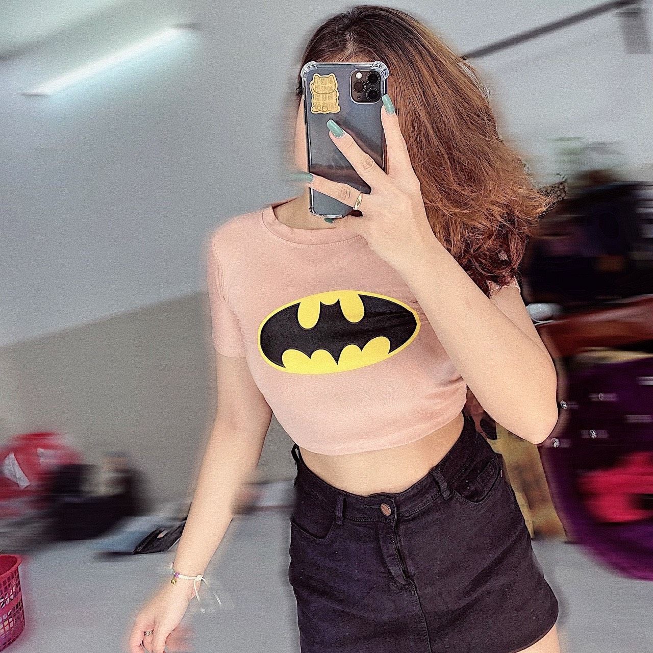 Màu mới áo kiểu croptop hình cái răng