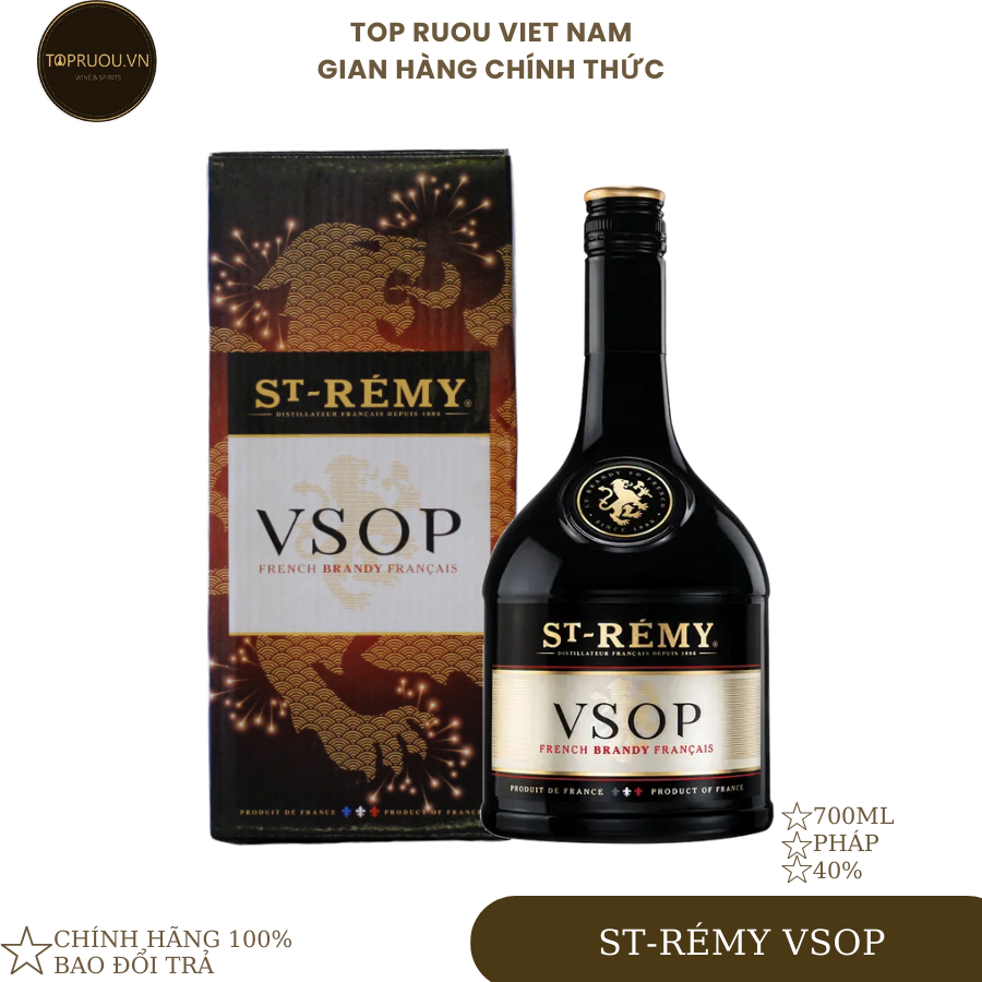 [Top Rượu VN] Rượu Brandy ST - Remy VSOP - 700ml [Chính Hãng]