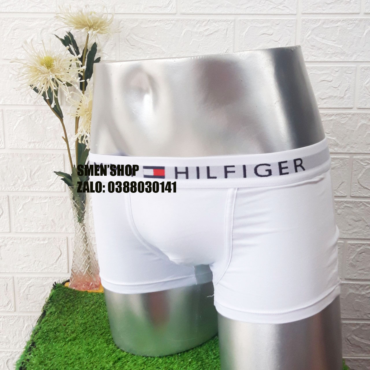 QUẦN SỊP NAM TOMY BOXER MÀU TRẮNG