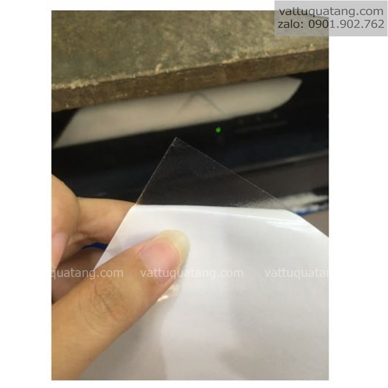 [HCM]Combo 60 tờ Decal trong in mực nước A4