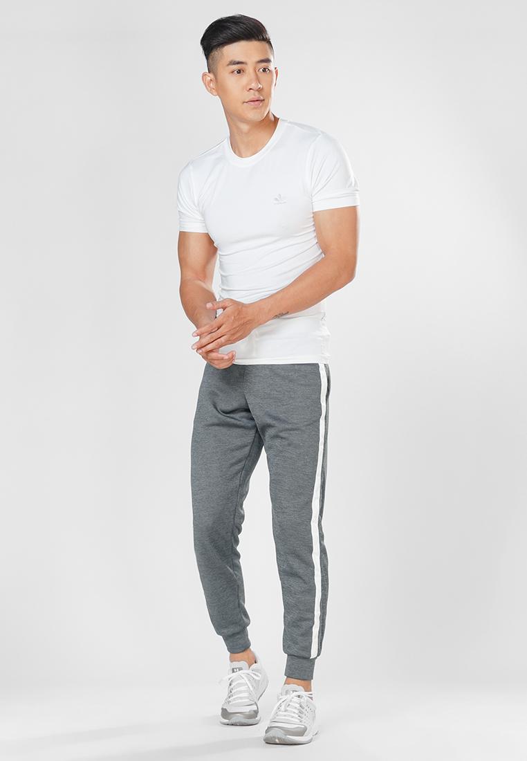 Quần Dài Thun Jogger Nam Phối Sọc 1041 (màu đen, xanh và xám)