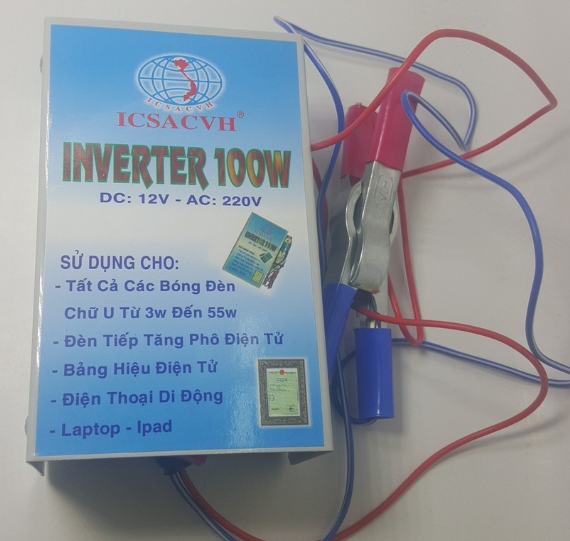 Bộ chuyển đổi điện inverter 12v lên 220v 100w, 160w, 300w