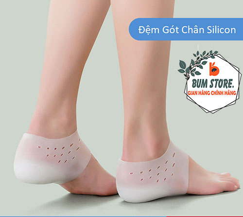 Vớ Tất Độn Tăng Chiều Cao, Cặp Silicon Lót Gót Giày Tăng Chiều Cao Có Đệm