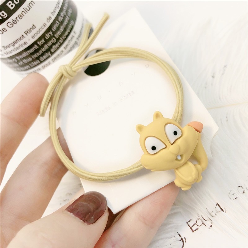 [HCM](set 5 sợi )Chun buộc tóc/Cột tóc hình sóc cute CT02V