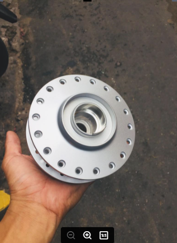 Đùm Xe Sirius,Wave S110 Gia Hưng Màu Bạc