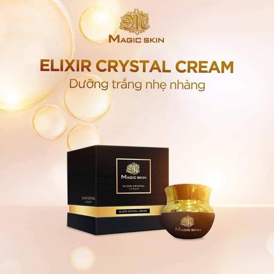 Kem Dưỡng Da cấp ẩm NGỌC TRAI ĐEN Magicskin ELIXIR CRYSTAL CREAM