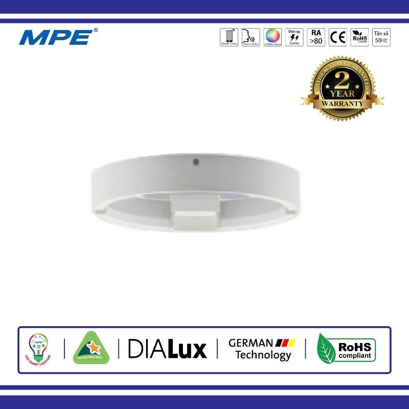 Viền đèn led mini panel âm trần tròn mpe