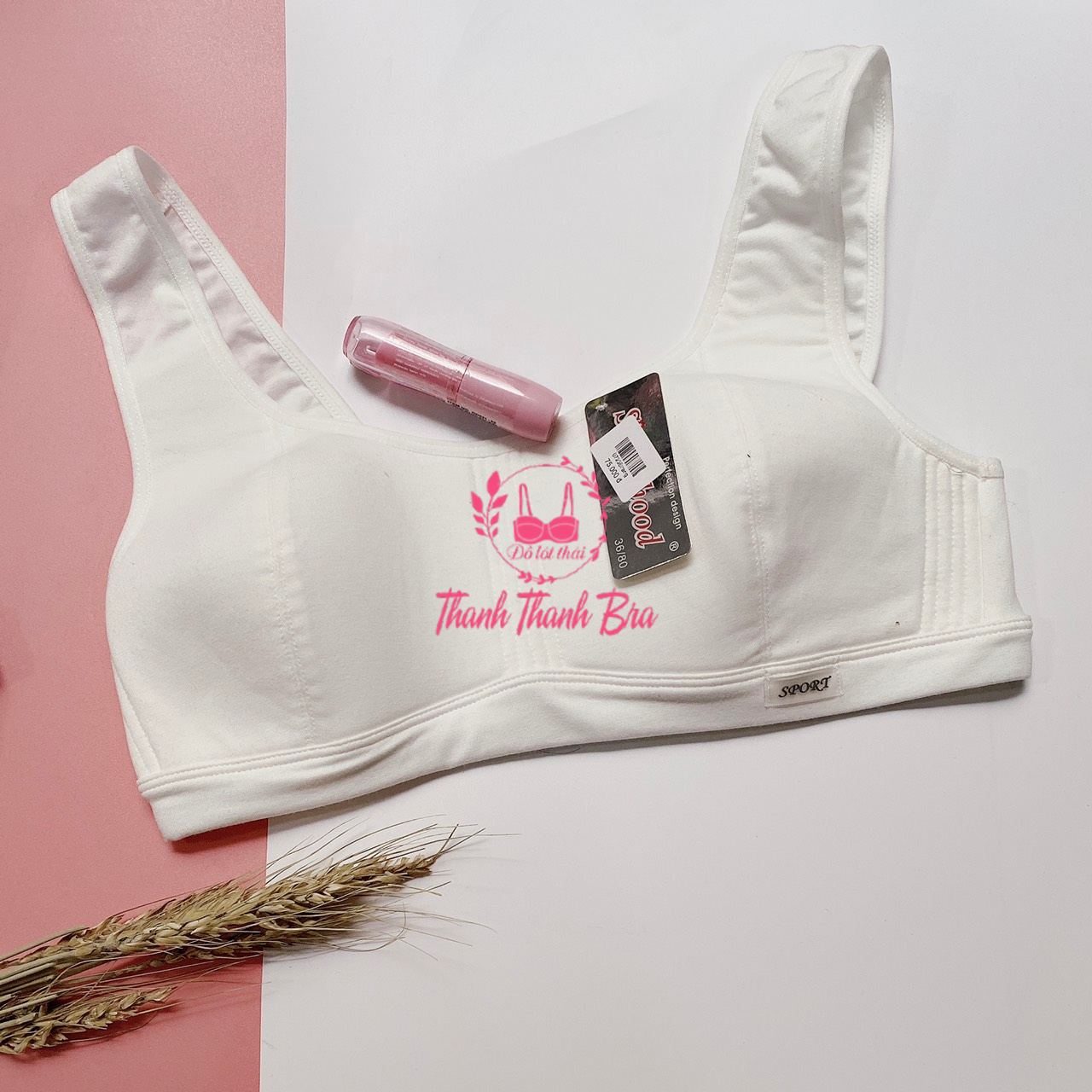 Áo lót bra vải cotton thái lan sisterhood 072 – form cup b