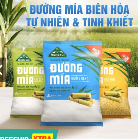 Đường Mía Cao Cấp Biên Hòa (Gói 1Kg)