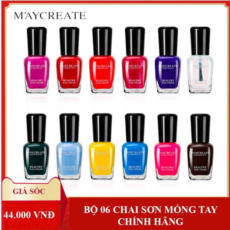 Bộ 06 chai sơn móng tay cao cấp - MayCreat (Đủ mã màu lựa chọn) giá rẻ