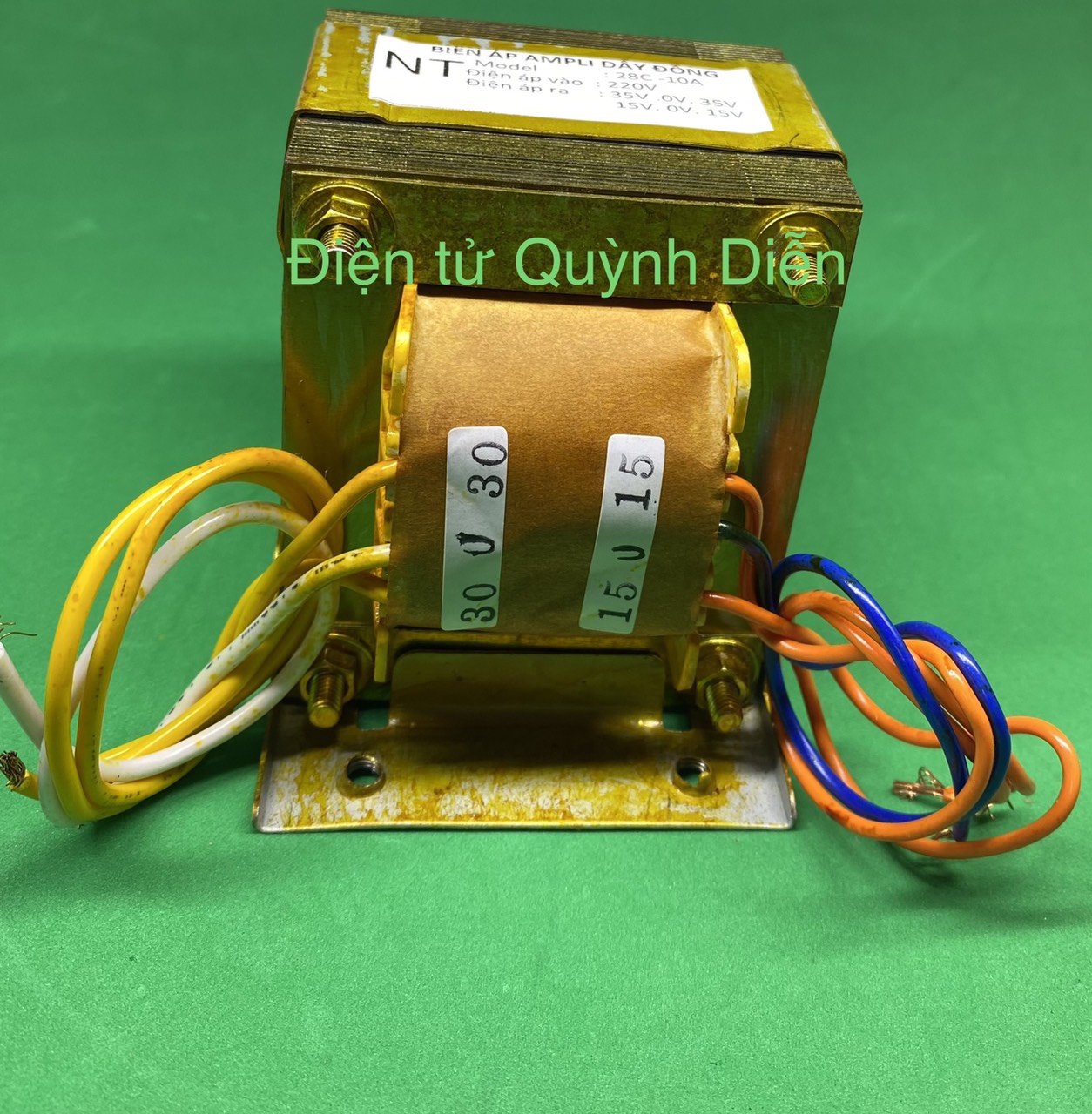 Biến áp Ampli 10A 30V đôi 100% Dây đồng