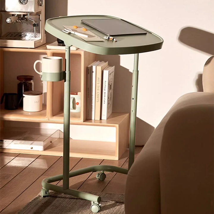 Height adjustable study table, foldable dining table, mini convenient water cup, travel wheel