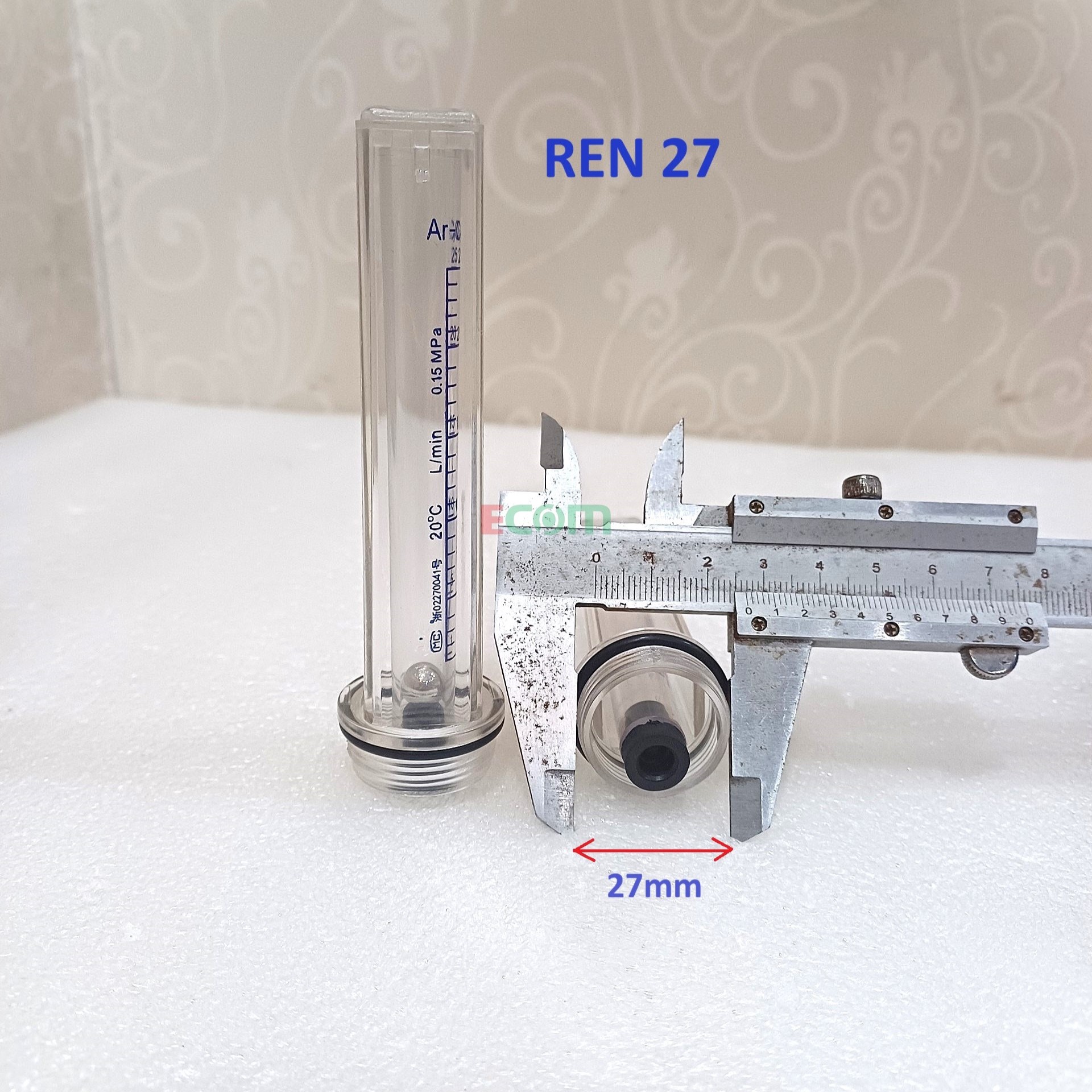 Ống đo lưu lượng khí đồng hồ Argon và CO2 (ống thủy đồng hồ/cột đo)