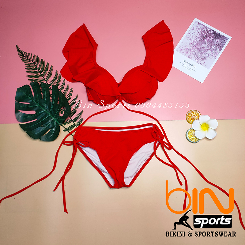 Đồ bơi nữ bikini đi biển cánh tiên bin sporst bhv024
