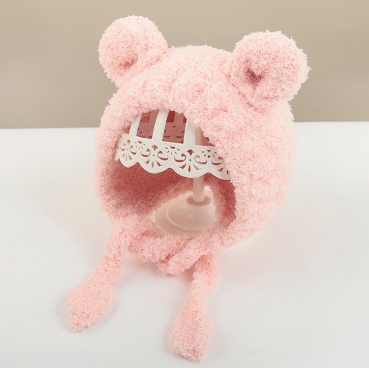 Mũ Lông Cừu Tai Chuột Mickey Cho Bé Cực Yêu