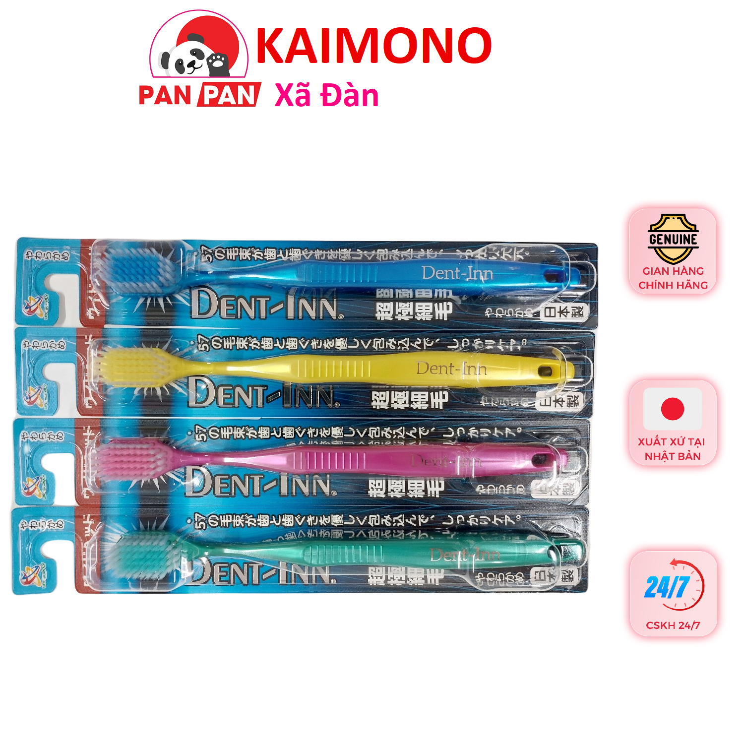 - Bàn chải đánh răng bản to loại mềm Dent-Inn Nhật Bản - PanPan Xã Đàn Kaimono