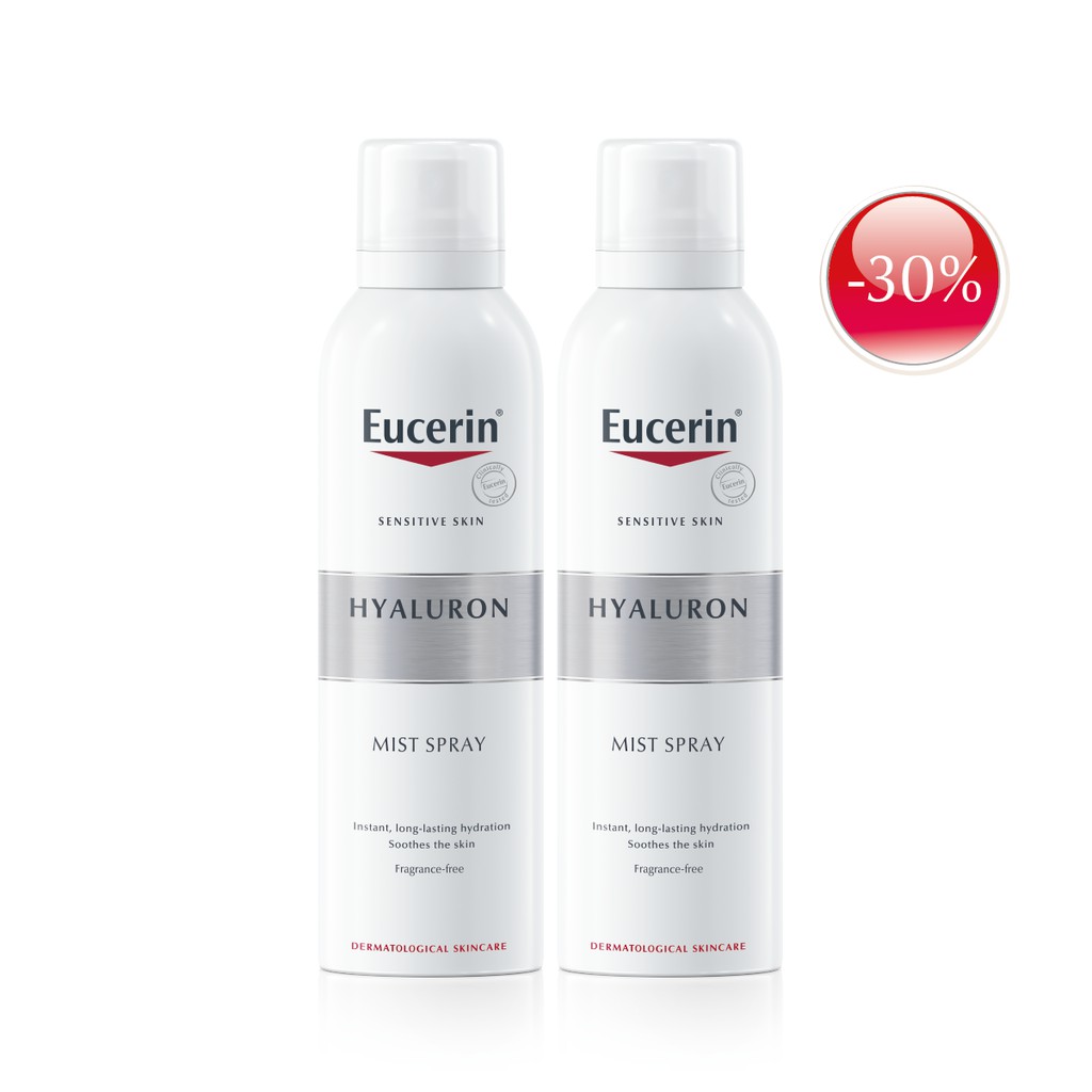 Combo xịt khoáng cấp ẩm dành cho mọi loại da eucerin hyaluron mist spray 150ml - healthy